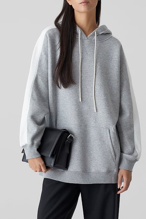 OVERSIZED HOODIE GREY HEATHER MELANGE by Closed