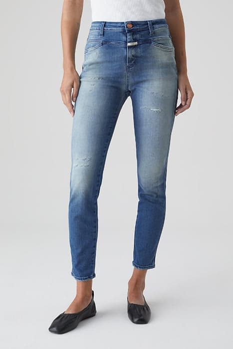 SKINNY PUSHER JEANS MID BLUE by Closed