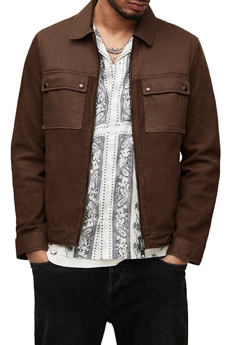 DEAN JACKET ASH KHAKI BROWN by AllSaints