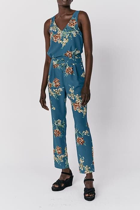 FLOWER BOUQUET PRINT LONG JUMPSUIT by IKKS