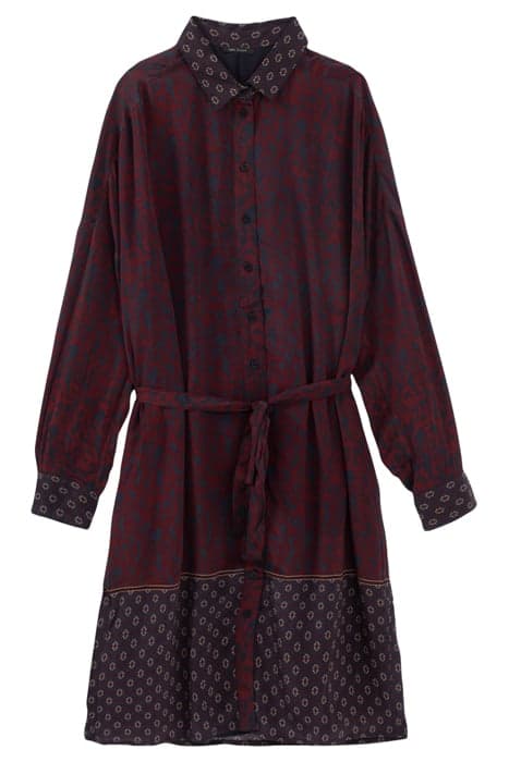 BAROQUE PRINT BELTED SHIRT DRESS by IKKS