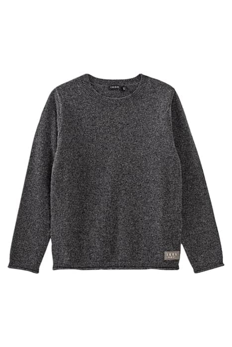 BOYS’ CHARCOAL GREY MARL PURE CASHMERE SWEATER ANTHRACITE MO by IKKS