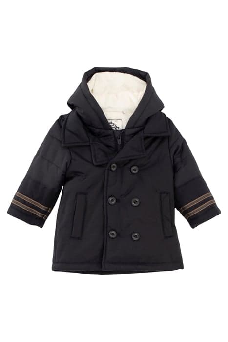 BABY BOYS’ NAVY PARKA WITH BLACK QUILTED FACING NAVY by IKKS