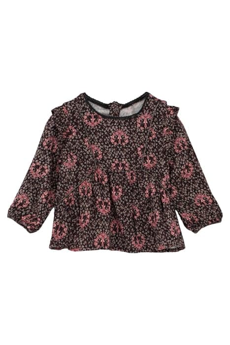 BABY GIRLS’ BLACK LILY PRINT BLOUSE BLACK by IKKS