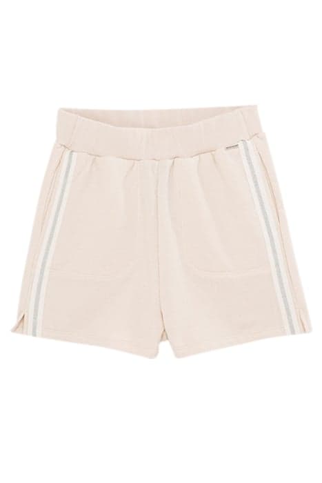 GIRLS’ MASTIC TEXTURED SWEATSHIRT FABRIC SHORTS DESERT by IKKS