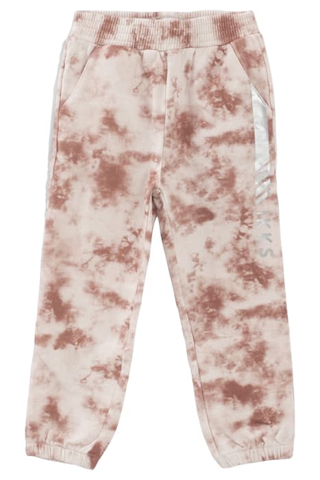 GIRLS’ ECRU TIE-DYE PRINT SPORT JOGGERS OFF-WHITE by IKKS