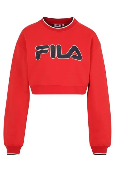 HABY CROPPED CREW SWEAT TRUE RED by FILA