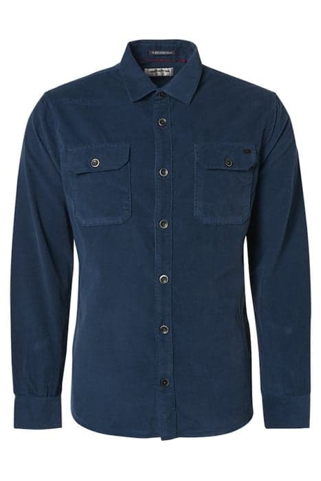 SHIRT CORDUROY CARBON BLUE by No Excess