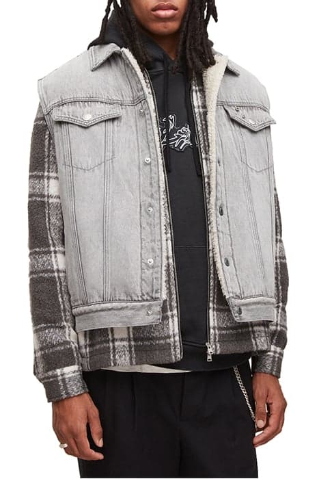 KAIMUKI SLEEVELESS J WASHED GREY by AllSaints