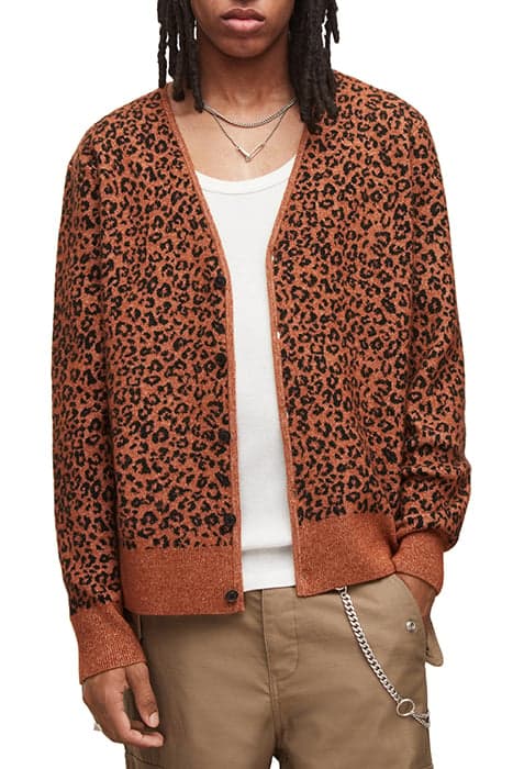 KAT CARDIGAN BRANDY BROWN by AllSaints