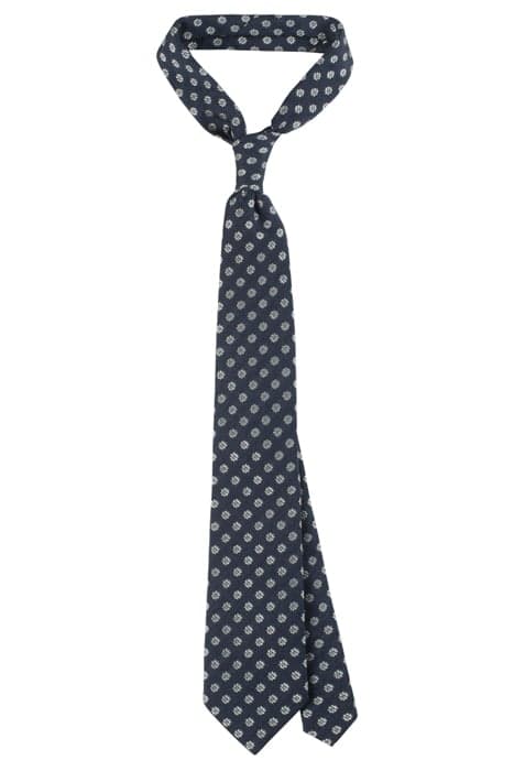 NAVY FLOWERS TIE by Suitsupply