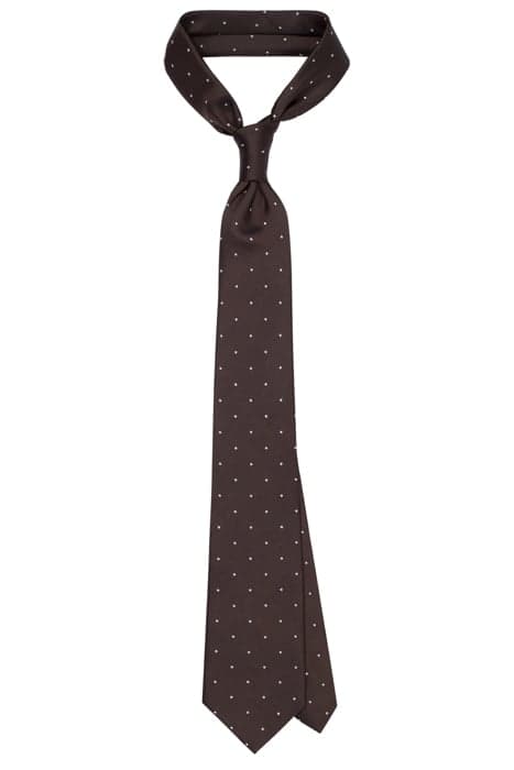 BROWN DOTS TIE by Suitsupply