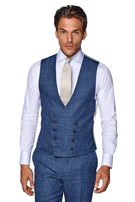 MID BLUE WAISTCOAT by Suitsupply