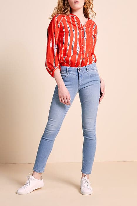 LE INDI - 7/8 SKINNY JEANS WITH PUSH-UP EFFECT SKY BLUE by ONE STEP