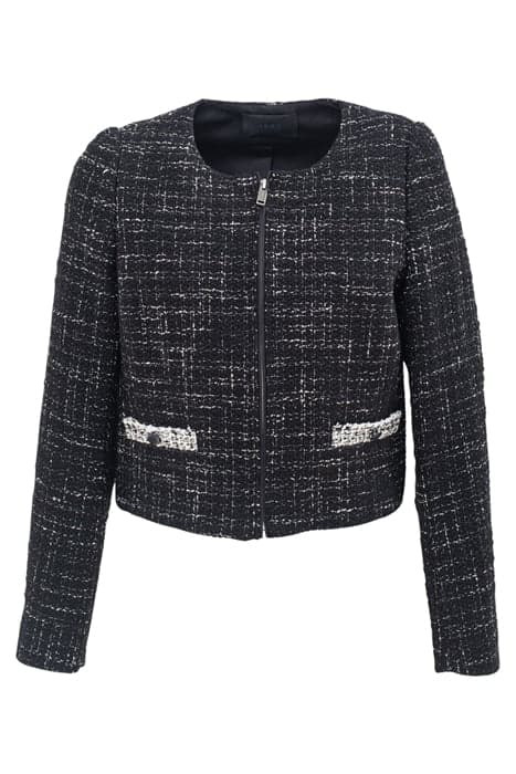 BLACK AND WHITE TWEED SHORT JACKET by IKKS