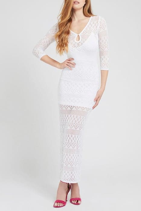 ALEXANDRA DRESS SWEA TRUE WHITE A000 by Marciano by Guess