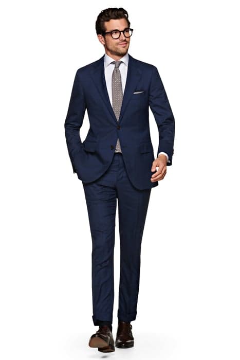 NAVY CHECKED JORT SUIT by Suitsupply