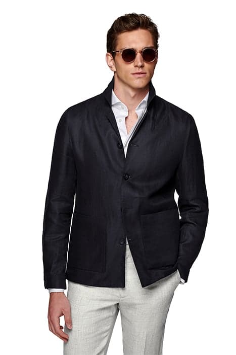 NAVY WALTER SHIRT JACKET by Suitsupply