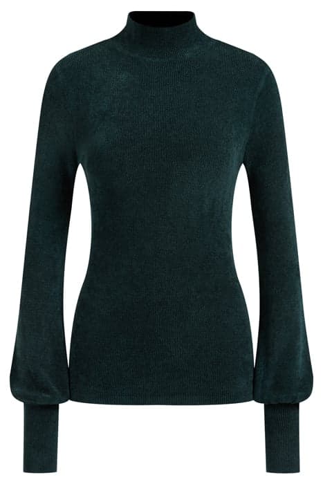 KNITTED PULLOVER MOSS GREEN by WE Fashion