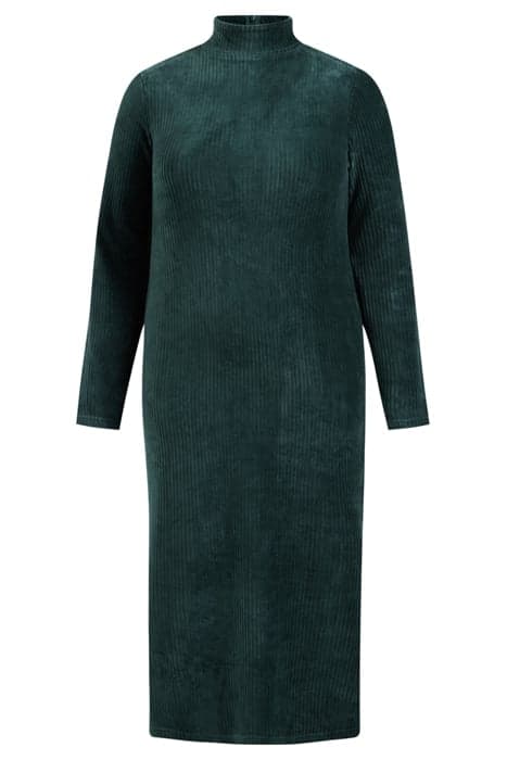 DRESS MIDI MOSS GREEN by WE Fashion