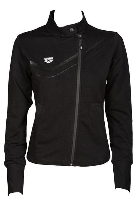 W ASYMMETRIC F/Z JACKET BLACK by Arena