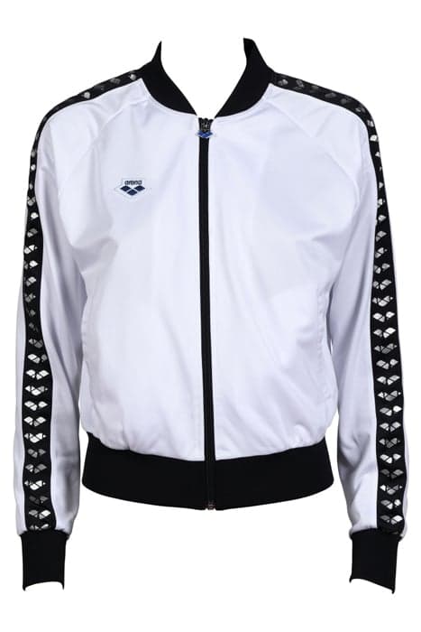 W RELAX IV TEAM JACKET WHITE BLACK SILVER by Arena