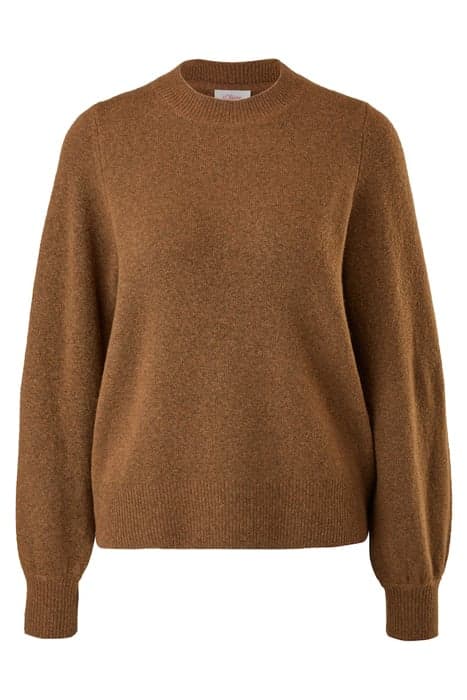 PULLOVER LONGSLEEVE BROWN by s. Oliver