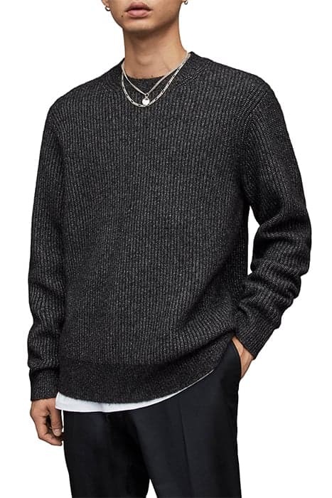 ASTRO CREW CINDER BLACK MARL by AllSaints