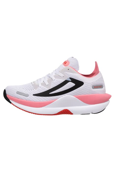 SHOCKET RUN WMN WHITE-GERANIUM PINK by FILA