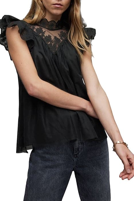 AZURA TOP BLACK by AllSaints