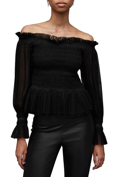 LAYLA TOP BLACK by AllSaints