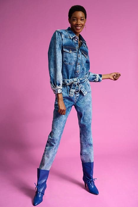 JUMPSUIT - DENIM INDIGO BLUE BLUE by POM Amsterdam