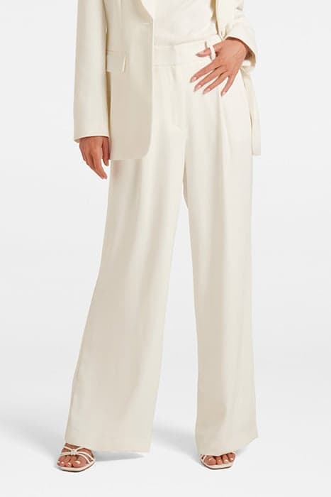 CALLIE WIDE LEG PANT PORCELAIN by Forever New