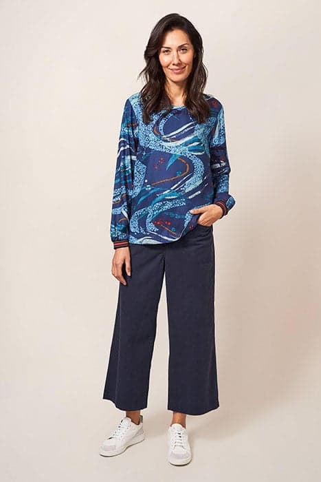 IRIS TOP BLUE MULTI by White Stuff