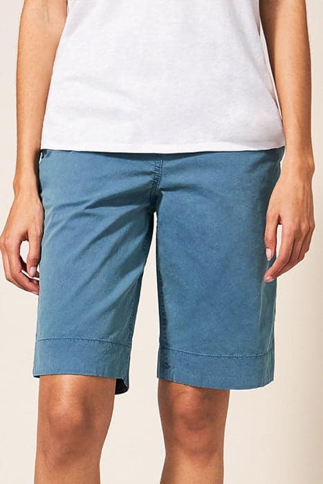 HAYLEY ORGANIC CHINO SHORTS MID TEAL by White Stuff