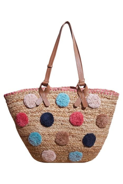 BLAINE JUTE SPOT SHOPPER NATURAL MULTI by White Stuff