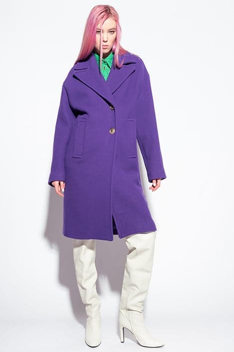 INNING 5 CAPPOTTO PANNO LAVATO PARACHUTE PURPLE by PINKO