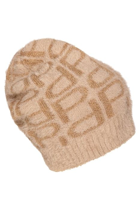 COMODINO CUFFIA MONOGRAM EFFET BEIGE/CAMEL by PINKO