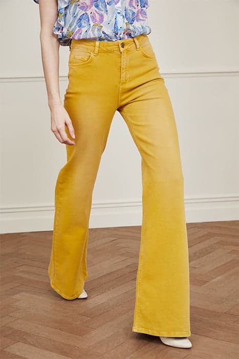 EVA WIDE LEG TROUSERS SAFFRON by Fabienne Chapot