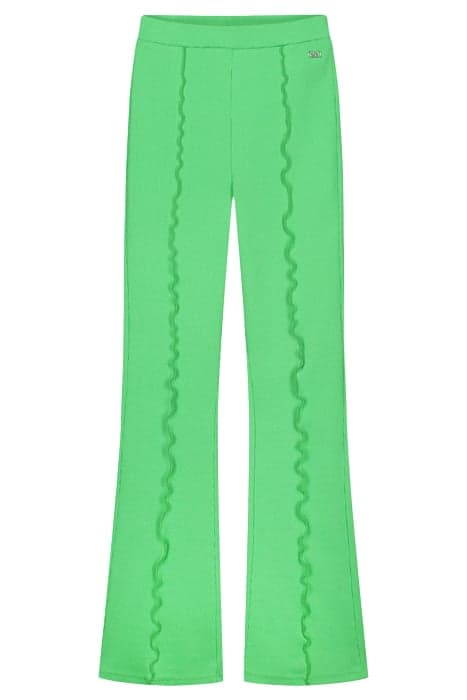 LETTUCE RIB PANTS SPRING GREEN by NIK & NIK