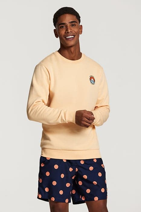 MEN SWEATER NO BAD DAYS CAYMAN PEACH ORANGE by Shiwi