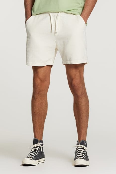 MEN RIB SHORTS RIO ANTIQUE WHITE by Shiwi