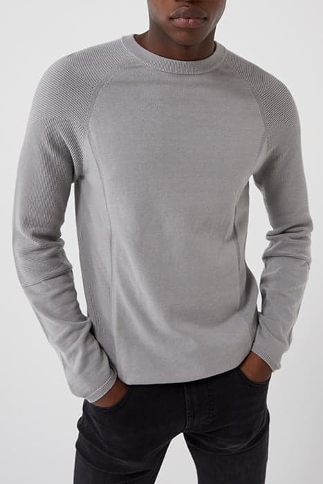 GREY 3D KNIT SWEATER by IKKS