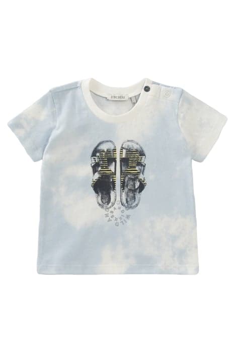 BABY BOYS’ TIE-DYE SANDALS IMAGE ORGANIC COTTON T-SHIRT by IKKS