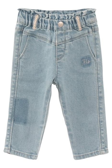 BABY GIRLS’ BLUE ELASTICATED WAIST JEANS by IKKS