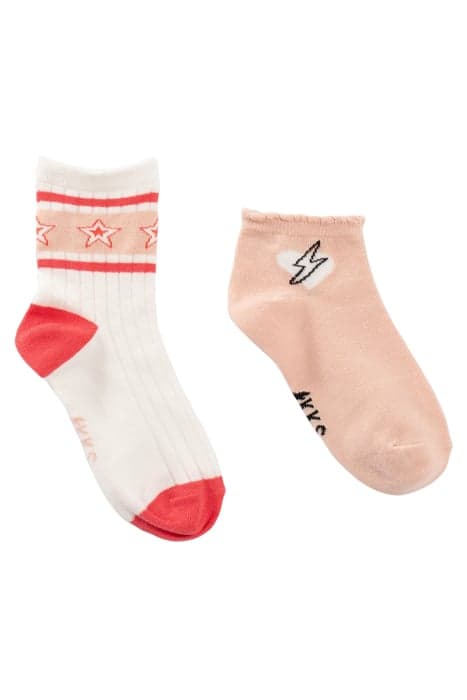 GIRLS’ PINK AND WHITE SOCKS by IKKS