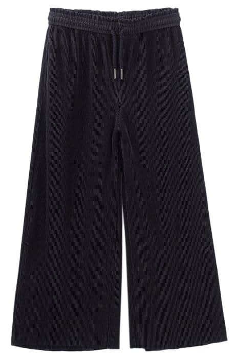 GIRLS’ NAVY PLEATED WIDE TROUSERS by IKKS