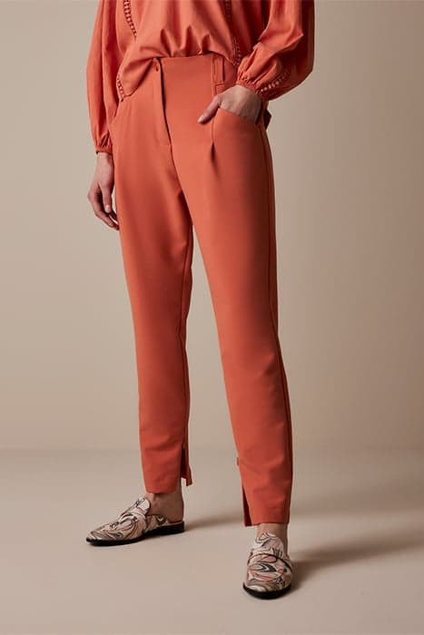 TROUSERS HIGH WAIST SOFT FOAM WARM APRICOT by Summum Woman