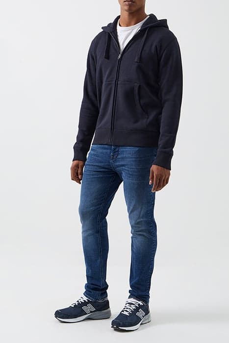 SWEAT ZIP-UP HOODIE DARK NAVY by French Connection