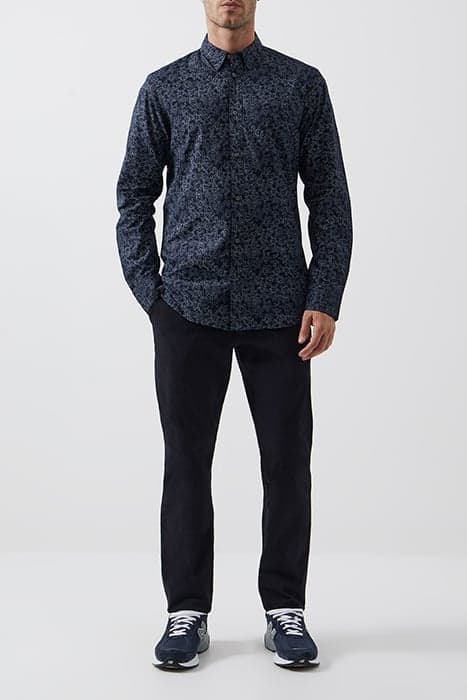 FLORAL LONG SLEEVE SHIRT DARK NAVY FLORAL by French Connection